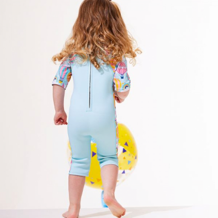 Costum protecție UV/neopren copii - UV Sun & Sea Sus Departe Roz [3]