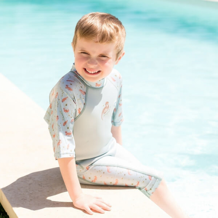 Costum protecție UV/neopren copii - UV Sun & Sea Playful Otters [4]