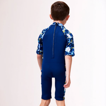 Costum protecție UV/neopren copii - UV Sun & Sea Sus Departe Bleu [3]