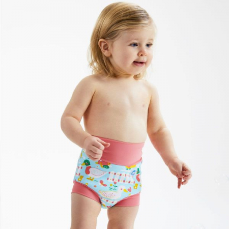 Slip înot/scutec de apă bebeluşi - Happy Nappy™ 5 Rațuşte [2]