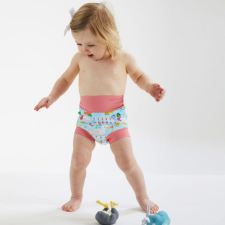 Slip înot/scutec de apă bebeluşi - Happy Nappy™ 5 Rațuşte [3]
