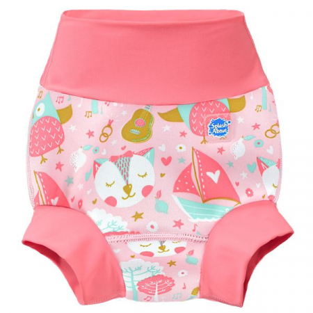 Slipi înot/scutec Happy Nappy - Slip înot/scutec de apă bebeluşi - Happy Nappy™ Bufnițe şi Pisicuțe