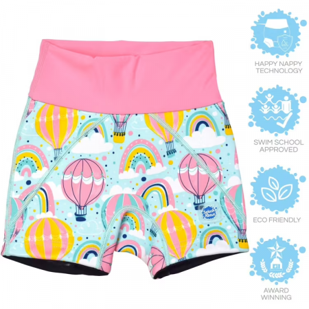 Pantalon scurt înot copii - Splash Jammers Sus Departe Roz [4]