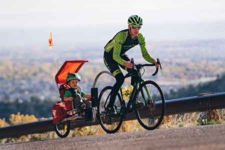 Weehoo Thrill remorcă pentru biciclete cu copertină [13]