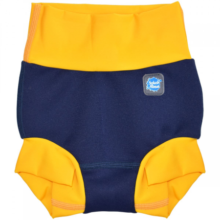 Slipi înot/scutec Happy Nappy - Slip înot/scutec de apă bebeluşi - Happy Nappy™ Albastru & Galben