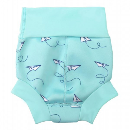 Slip înot/scutec de apă bebeluşi - Happy Nappy™ Avioane de hârtie [1]