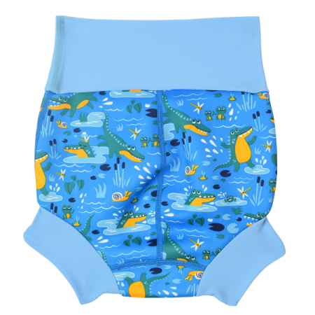 Slip înot/scutec de apă bebeluşi - Happy Nappy™ Lacul Crocodililor [1]