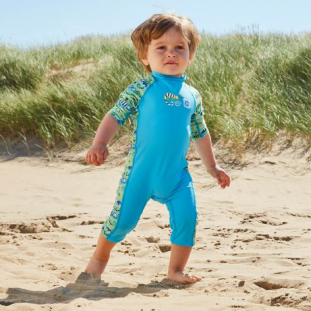 Costum protecție UV copii - Toddler UV Sunsuit Gegoşii Verzi [2]