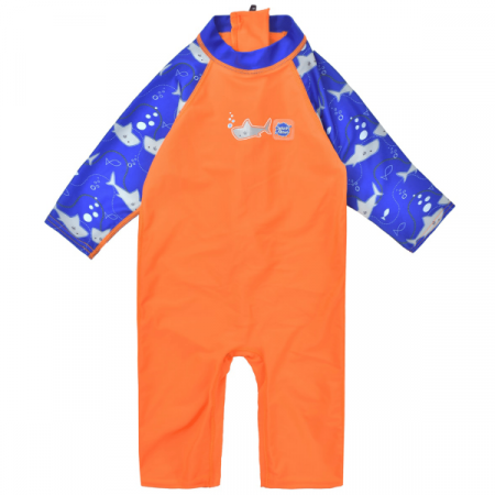 Costum protecție UV copii - Toddler UV Sunsuit Rechinii Simpatici [0]