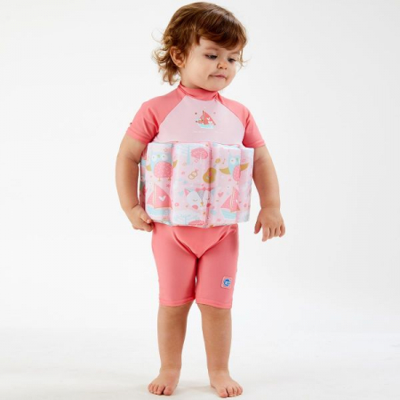 Costum înot plutitor/protecție UV copii-UV Floatsuit Bufnițe şi Pisicuțe [2]