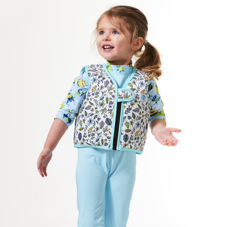 Vestă înot 8 plutitoare copii - Go Splash Jacket Frunze Căzătoare [2]