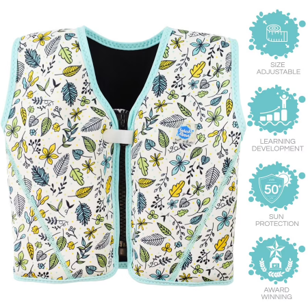 Vestă înot 8 plutitoare copii - Go Splash Jacket Frunze Căzătoare [3]