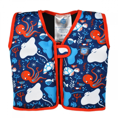 VESTE ÎNOT COPII - Vestă înot 8 plutitoare copii - Go Splash Jacket Sea Life