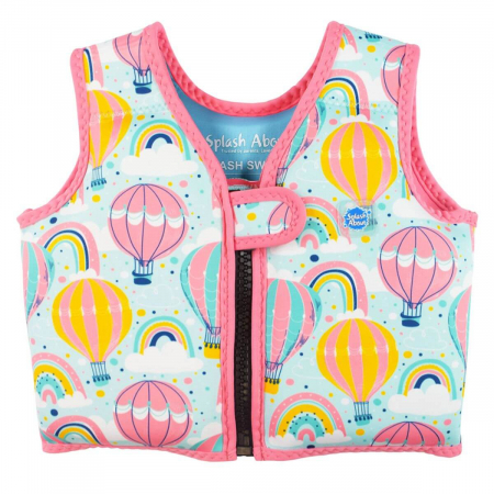 VESTE ÎNOT COPII - Vestă înot copii - Go Splash Swim Vest Over the rainbow