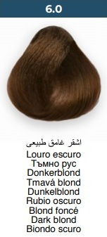 Vopsea profesională permanentă - 6.0 blond închis