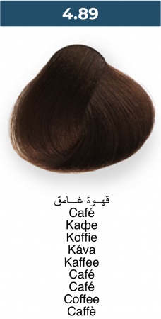 Vopsea profesională permanentă - 4.89 Cafea