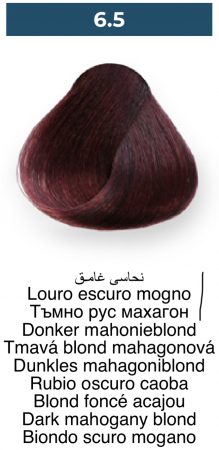 Vopsea profesională permanentă - 6.5 Blond inchis mahon