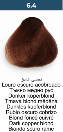 Vopsea profesională permanentă - 6.4 Blond aramiu inchis