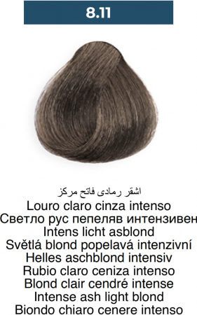 Coafor - 8.11 Blond deschis cenușiu intens