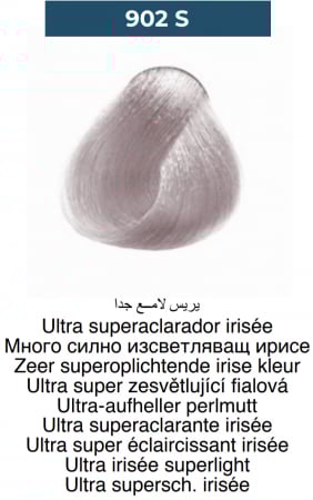 Vopsea profesională permanentă - 902S Ultra super blond Violet
