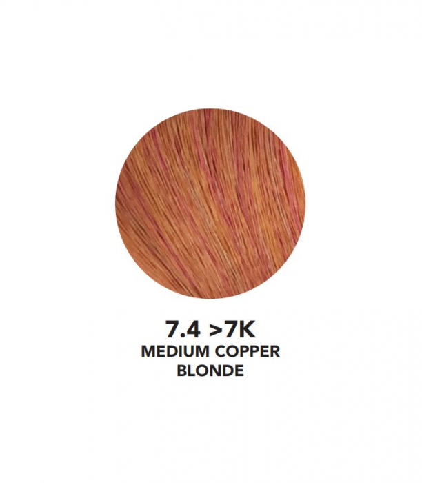 VOPSEA SEMIPERMANENTA(7.4-7K Medium Copper Blonde )100 ml  FARA AMONIAC YOU UP2 [2]