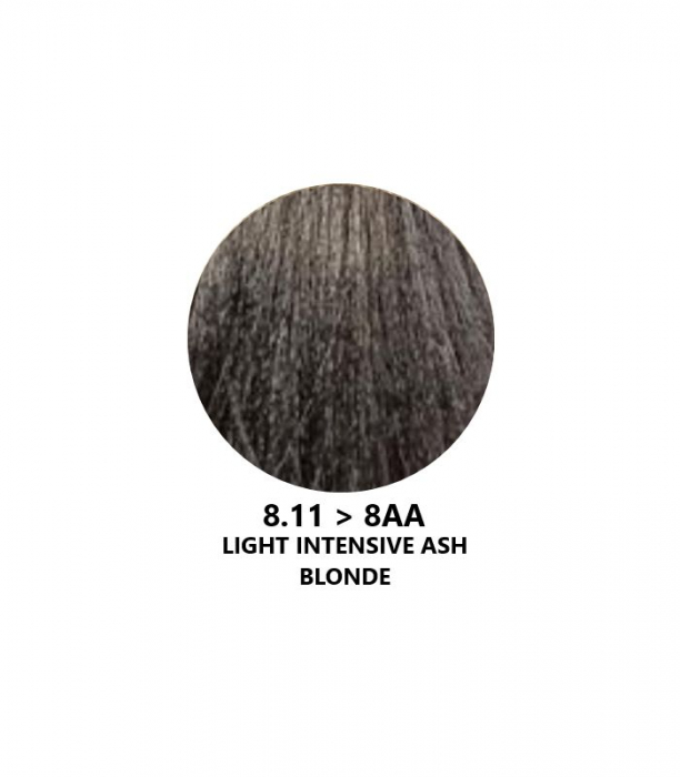 VOPSEA SEMIPERMANENTA (8.11 -8AA Intense Ash Light Blonde ) 100 ml  FARA AMONIAC YOU UP2 [2]