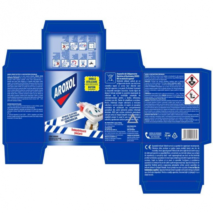 Aparat Aroxol electric cu rezerva lichida impotriva tantarilor [2]