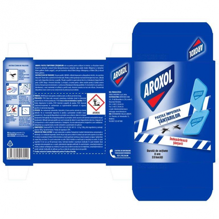Pastile Aroxol impotriva tantarilor  30/set [2]
