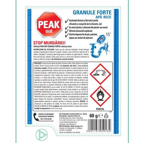 Granule pentru desfundarea tevilor Peak Out apa rece [2]