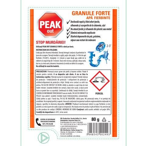 Granule pentru desfundarea tevilor Peak Out apa calda [2]