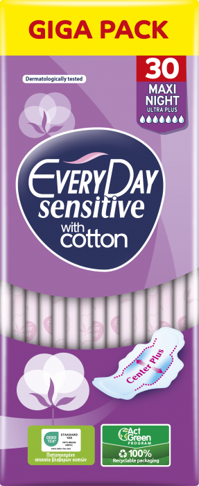 Absorbante Everyday Sensitive Maxi night , 30 buc [1]