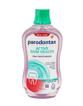 Apa de gura fara alcool Active Gum Health Fresh Mint, 500ml, Parodontax [1]