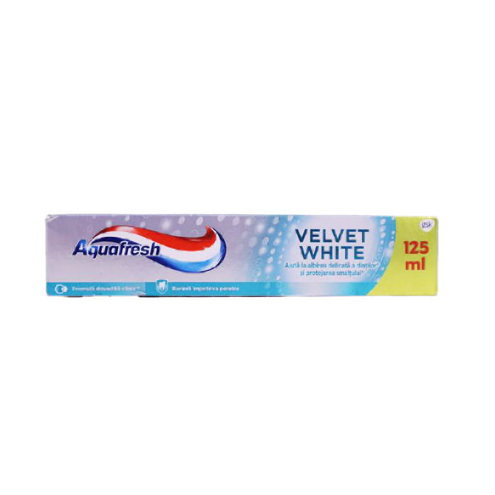 Aquafresh pasta de dinti velvet white,125ml, Glaxosmithkline Anglia [1]
