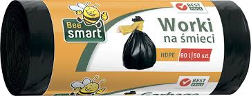 Bee Smart, Sac de gunoi, 60 L, 50 buc. [1]