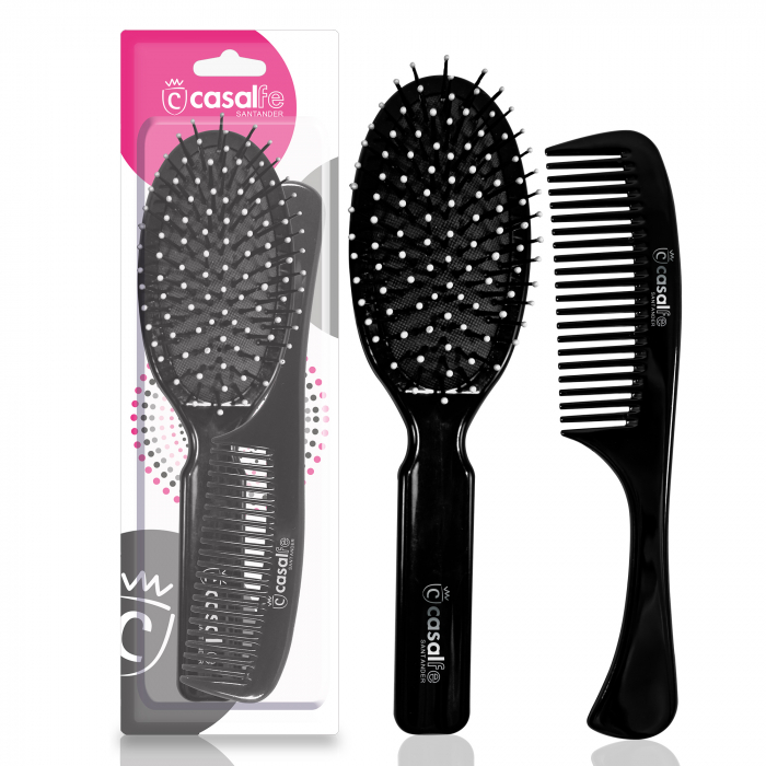 Set Piaptan + Perie ovala Casafle 1010 [1]