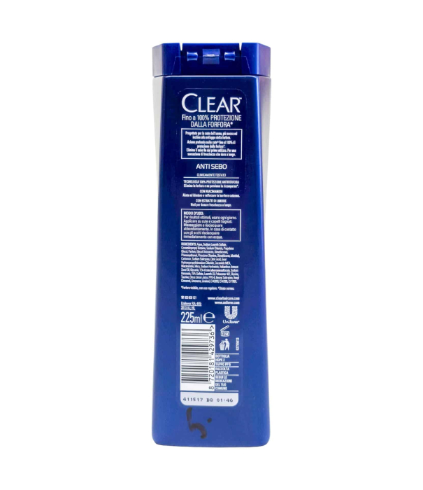 CLEAR SAMPON 225 ML MEN ANTI SEBO [2]