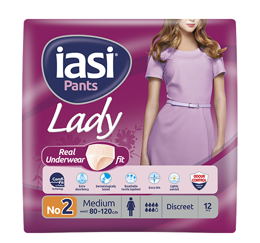 Pantaloni elastici pentru incontinenta Iasi Pants Lady , Marime M, 12 buc [1]