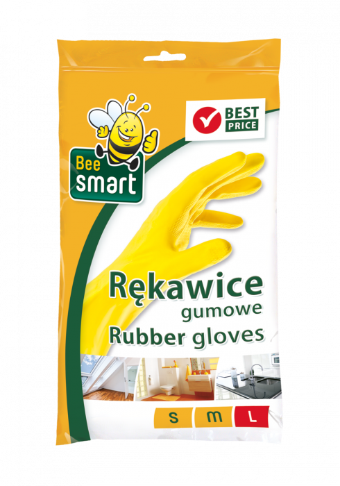 Manusi menaj din cauciuc Bee Smart, marime L, o pereche [1]