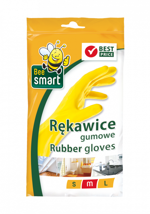 Manusi menaj din cauciuc Bee Smart, marime M, o pereche [1]