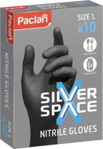 Manusi nitril Silver Space 10/set, marimea L [1]