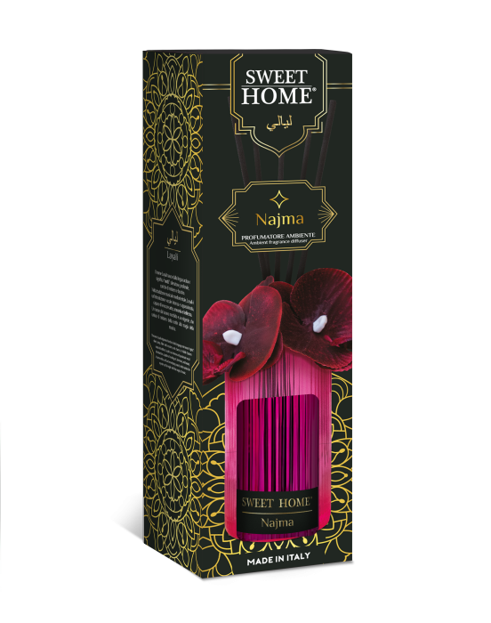 Odorizant de camera Arabesc cu betisoare, Najma, 200 ml [1]