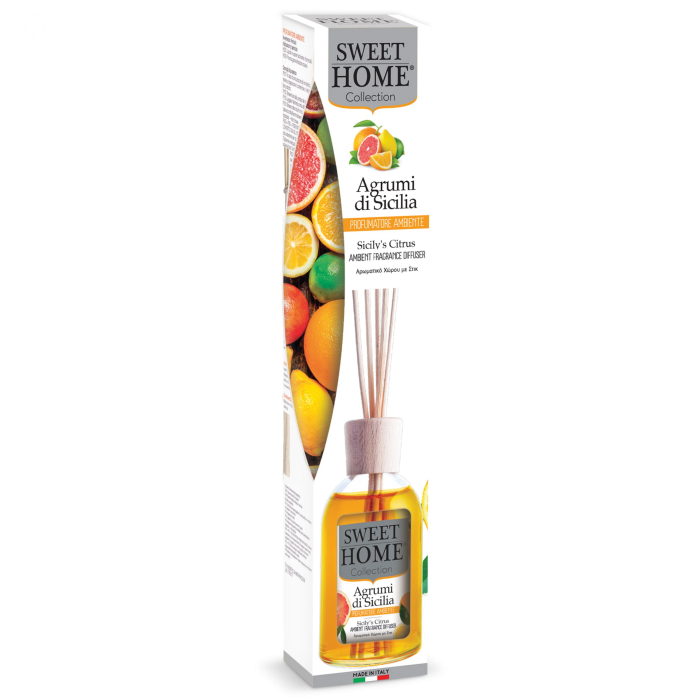 Odorizant de camera cu betisoare, Agrumi di Sicilia, 100 ml [1]