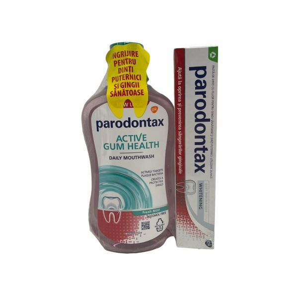 PARODONTAX PASTA DE DINTI WHITENING 75ML+APA DE GURA 500ML [1]