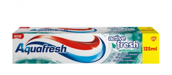 Pasta de dinti active fresh with menthol, 125 ml Aquafresh [1]