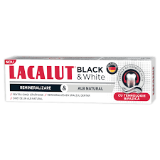 Pasta de dinti Lacalut Black&White, 75 ml [1]