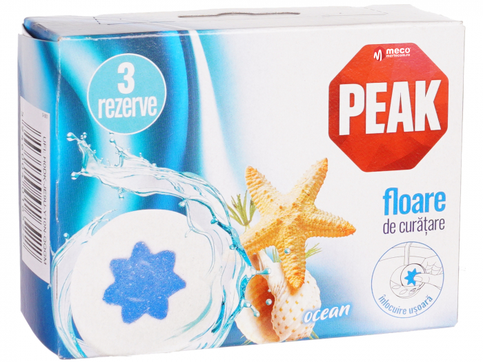 Rezerve Peak Wc Floare de curatare 3x45g (Ocean Breeze) [1]
