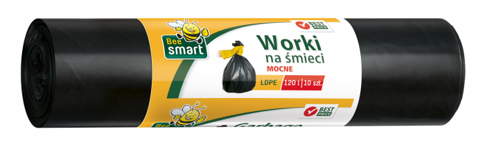 Saci menajeri negri Bee Smart, 35 L, 48 x 58 cm, 15 bucSaci menajeri negri Bee Smart, 120 L, 70 x 110 cm, 10 buc [1]