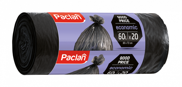 Saci menajeri Paclan Economic, 60 L, 60 x 72 cm, 20 buc [1]