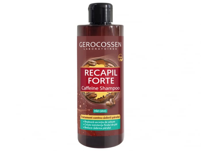 Sampon contra caderii parului pentru par gras Gerocossen Recapil Forte, 400 ml [1]