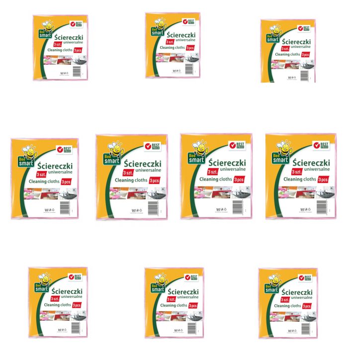 Set 10 x  Lavete universale Bee Smart, 3 buc [1]